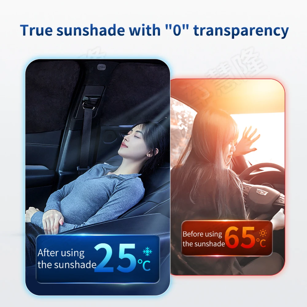Auto full-size závesy Pre HANTENG X5 X7 jeleň velvet double-layer okno slnečník záclony tepelnej izolácie a ochranu proti slnku