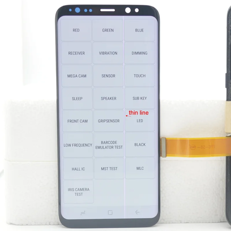 Pôvodné S8 AMOLED Displej Pre Samsung Galaxy S8 LCD Displej Bez Rámu Náhradné Diely G950 G950F G950U SM-G950F/DS Dotykový Displej